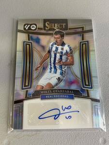 ミケル・オヤルサバル 2024 Panini Select La Liga Auto Mikel Oyarzabal スペイン代表 レアル・ソシエダ 久保建英 同僚