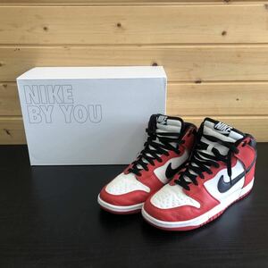 [1000 иен старт ] состояние хороший NIKE Nike DUNK HIGH Dunk высокий BY YOU спортивные туфли DJ7023-991 28.0.Chicago Chicago цвет 