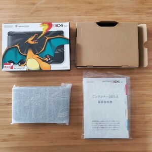 3DS LL Lizard n edition body complete set Pokemon center limitation beautiful goods collection 