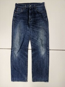 1..hige reticulum made in Japan Levi's LEVI'S 502XX BIGE red ear TALON Zip Denim pants jeans American Casual W33L36 navy y607
