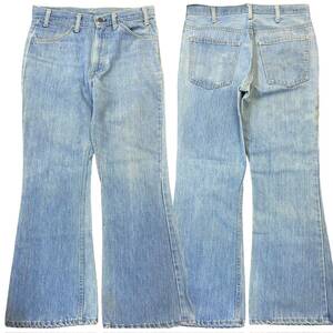 70s USA製 Levi's 646 ベルボトム ジーンズ W34 L30 フレア デニム パンツ Levis リーバイス 42TALON 40646 0913 ヴィンテージ