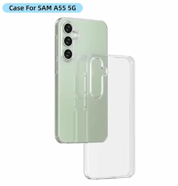 Galaxy A55 5G SC-53E クリア シリコン ケース カバー ギャラクシー a55 TPU ソフトケース 透明 