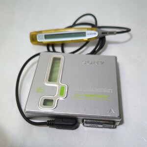 SONY ソニー MD WALKMAN MDウォークマン MZ-E77 （シルバー） Made in Japan 未確認【ジャンク品】