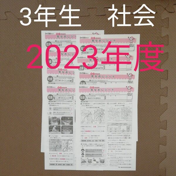 カラーテスト 見直し シート 3年 社会