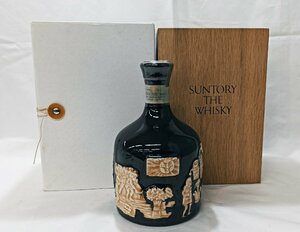 ◆東京都限定配送【未開栓】木箱付き　サントリー ザ ウイスキー 有田焼 SUNTORY THE WHISKY 750ml(約1426.9g) 43％【送料別】IA0448