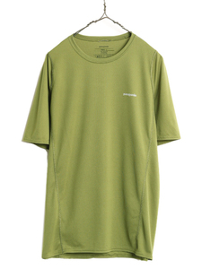 14年製 パタゴニア フォアランナー シャツ メンズ L / PATAGONIA アウトドア インナー ストレッチ カットソー アンダーシャツ 半袖 Tシャツ