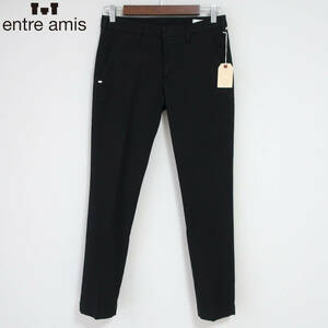  new goods unused Anne to rare mientre amis stretch chinos cropped pants ankle height slacks pants black black W30 44 S size 