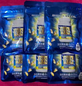 [ new goods ]6 piece set Suntory * sesamin EX*DHA&EPA plus vitamin 