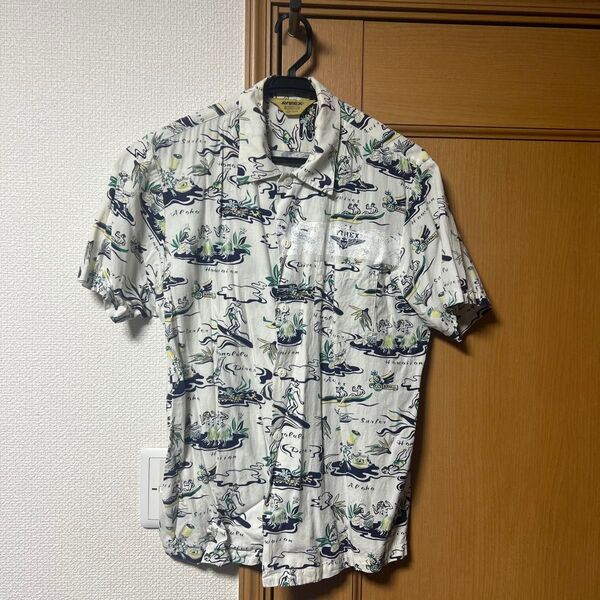 アロハシャツ 柄シャツ AVIREX