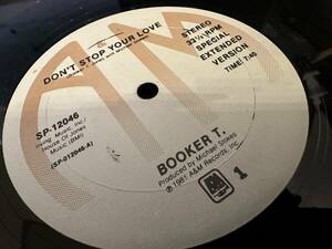 12”★Booker T. / Don't Stop Your Love / ダンス・クラシック！