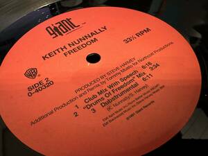 12”★Keith Nunnally/ Freedom / Tommy Musto / ディープ・ヴォーカル・ハウス！