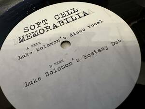 12”★Soft Cell / Memorabilia - Luke Solomon Remixes / シンセ・ポップ / テック・ハウス！