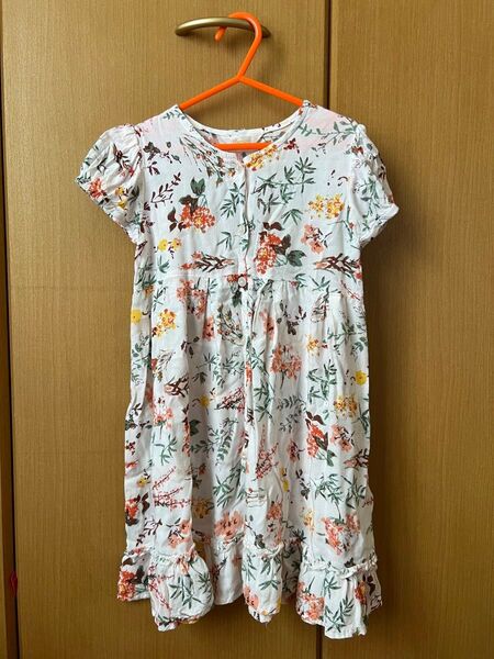 即日発送 匿名配送 Jasmin ワンピース 半袖 キッズ 女の子 子供服 花柄