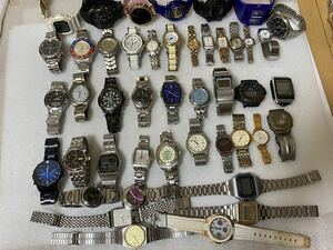腕時計 SEIKO CITIZEN CASIO カシオ シチズン 色々まとめ45個中古品ジャンク現状品