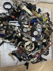 大量腕時計 SEIKO 懐中時計 セイコー CITIZEN CASIO 色々まとめ406個中古品ジャンク現状品