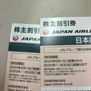 JAL日本航空株主優待券 ２枚