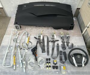 ZVW30 Prius AirbagCoverSRSsetComputer1台分 ダッシュボード せんさーSeatbelt　スパイラルカーテン Steering