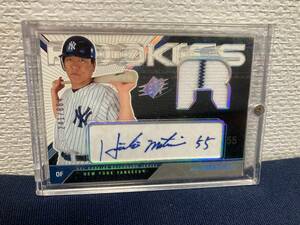 2003 Upper Deck SPX 松井 秀喜 ルーキー 直筆 サイン ジャージー Hideki Matsui RC AUTO 巨人 ヤンキース エンゼルス アスレチックス