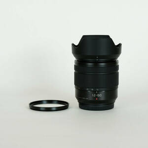 [美品｜フィルター付] Panasonic LUMIX G VARIO 12-60mm / F3.5-5.6 ASPH. / POWER O.I.S. / マイクロフォーサーズマウント