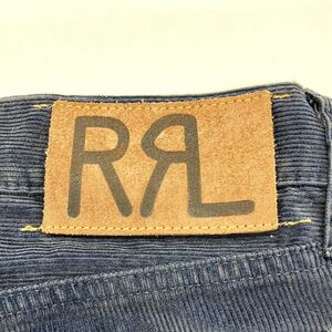 【W30 L32】USED RRL Ralph Lauren Corduroy Pants Navy ダブルアールエル ラルフローレン コーデュロイ パンツ ネイビー F684