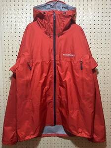 【XL】 mont-bell Storm Cruiser Jacket GORE-TEX Red モンベル ストームクルーザー ジャケット ゴアテックス レッド F583