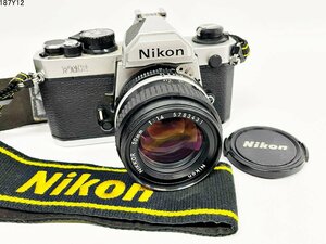 ★Nikon ニコン FM2N NIKKOR 50mm 1:1.4 一眼レフ フィルムカメラ ボディ レンズ 187Y12-7