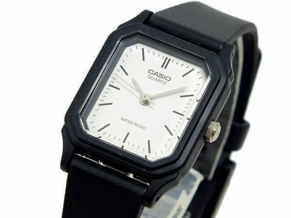 【新品・箱なし】カシオ CASIO クオーツ 腕時計 レディース LQ-142-7E ホワイト ブラック