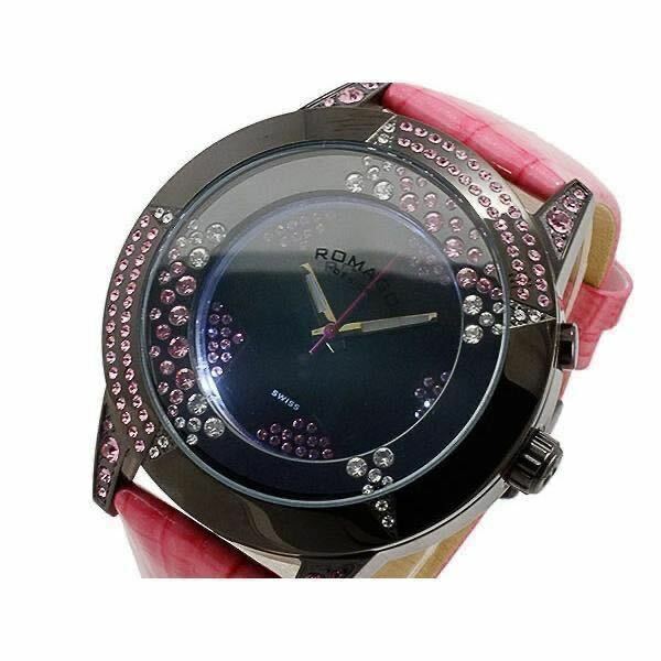 【新品】ロマゴ ROMAGO スターレット STARLET クオーツ レディース 腕時計 RM011-0206ST-PK ピンク ブラック
