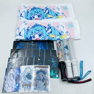 ジャンク SNOW MIKU 2019 雪ミク グッズまとめ Tシャツ タオル ペンライト フィルム PHOT 写真