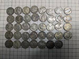 アメリカ 5セント銀貨 ウォータイム・ニッケル 総重量191g 戦時ニッケル 外貨 外国 世界 海外 コイン 古銭 大量