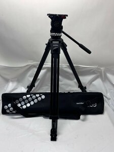 【中古】sachtler システム Ace M GS　アルミ三脚3段　グラウンドスプレッダー 【キャリングケース付き】(4)