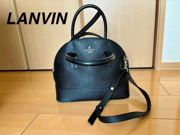 LANVIN en Bleuランバンオンブルー 2wayバッグ ブラック