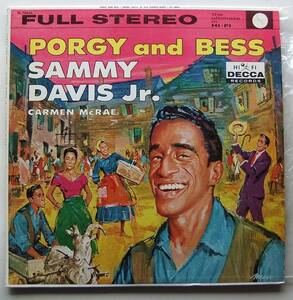 ◆ SAMMY DAVIS JR. & CARMEN McRAE / Porgy and Bess ◆ Decca DL 78854 (black:dg) ◆ V