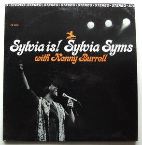 ◆ SYLVIA SYMS with KENNY BURRELL / Sylvia Is ! ◆ Prestige PR 7439 (blue:VAN GELDER) ◆ S