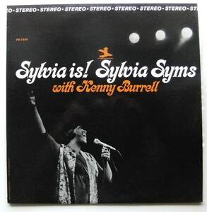 ◆ SYLVIA SYMS - KENNY BURRELL / Sylvia Is! ◆ Prestige PR-7439 (blue:VAN GELDER) ◆ A