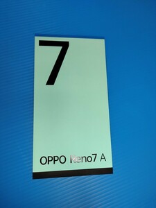 新品同様★OPPO Reno7 A(CPH2353)デュアルSIM ドリームブルー SIMフリー