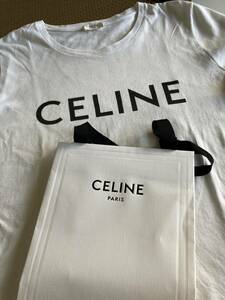 セリーヌ　CELINE Tシャツ　半袖　ホワイト　白　L