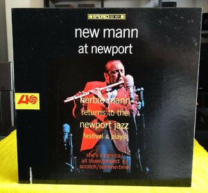 LP/ATLANTICハービー・マン 『new mann at newport/herbie mann returns to the newport jazz festival & plays』