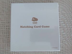 【未開封・未使用】クラブニンテンドー マッチングカードゲーム