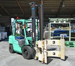 [動作OK] Mitsubishi forklift GRENDiA FGE35AT 3.5tonne 2005製 6838H ガソリン/LPG カスケード ローLucraンプ 30H-RCP [引取限定 福島Prefecture]