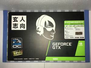 玄人志向 GF-GTX1660-E6GB/OC/DF　ビデオボード　ジャンク