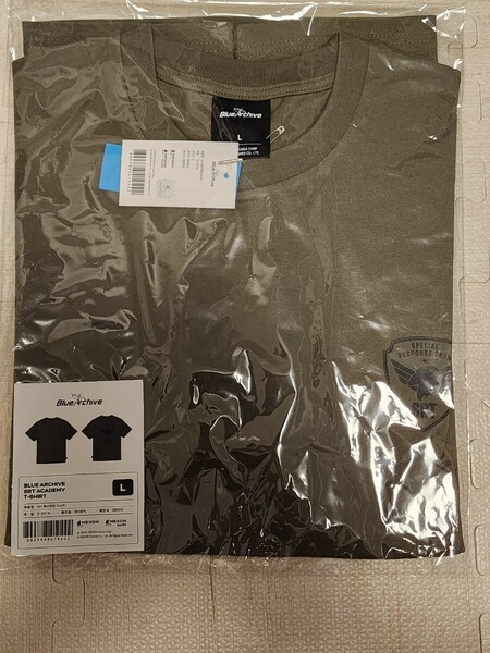 【韓国 公式グッズ】ブルーアーカイブ 2.5周年イベント SRT Tシャツ(半袖) Lサイズ