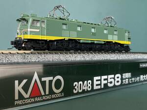 KATO 3048 EF58 initial model large window hisasi attaching Blue General DCC(Digitrax DN163K0a installing )