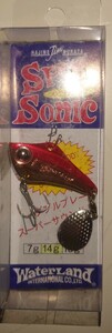 WaterLand/ water Land vibration spin Sonic 45mm 14g red / Gold lure 