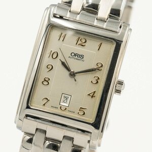 1円 稼働 保証書/コマ2付 ORIS AYTOMATIC オリス ウィリアムズ 583-7460-40/45-01 AT シルバー文字盤 SS 腕時計 メンズ 0434620240604