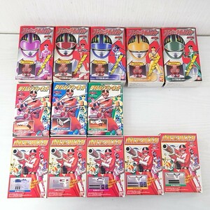 ミ16【80】1円～ 未開封 バンダイ 未来戦隊タイムレンジャー 食玩 まとめセット / ボルテックバズーカ フラッシュ DVディフェンダー 他