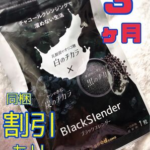 訳あり徳用3ヶ月分 ブラックスレンダー チャコール サプリメント ダイエット 炭 デトックス 乳酸菌 オリゴ糖 腸内環境 免疫向上