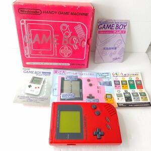 Nintendo　ゲームボーイブロス　レッド　美品　任天堂　ゲーム機　初代