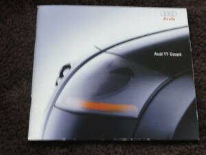  automobile catalog Audi TT coupe first generation 1999 year English version 39 page 