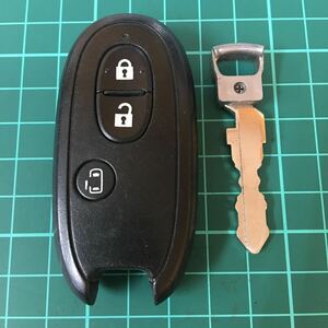 SU12673 スズキ 純正 007YUUL0212スマートキーレス パレット ソリオ ルークス等MK21S MA15S 日産 スライド 3ボタン